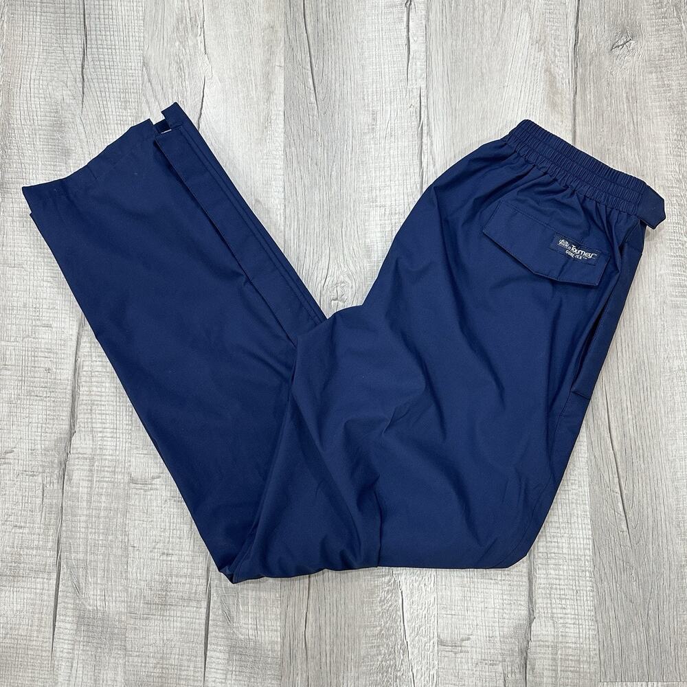 Tourney Gore-Tex Pants Mens XL Blue Golf Rain Waterproof Windproof Ankle Zip